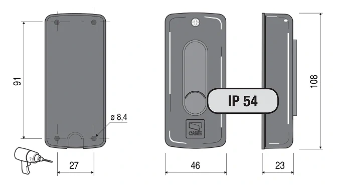 CAME DIR20, fotobunky 12-24V, do 20m