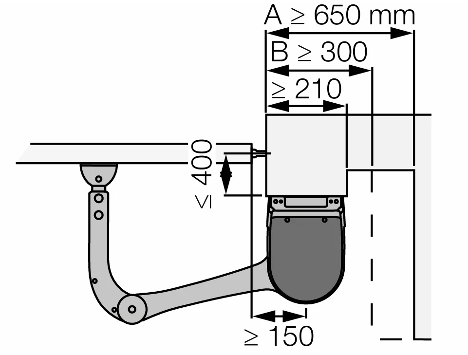 NICE HYKEBDKCE sada ramenných pohonov pre dvojkrídlovú bránu do 7m/200kg